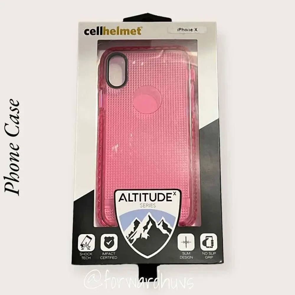 Cellhelmet Altitude X Series for iPhone X - Pink NEW